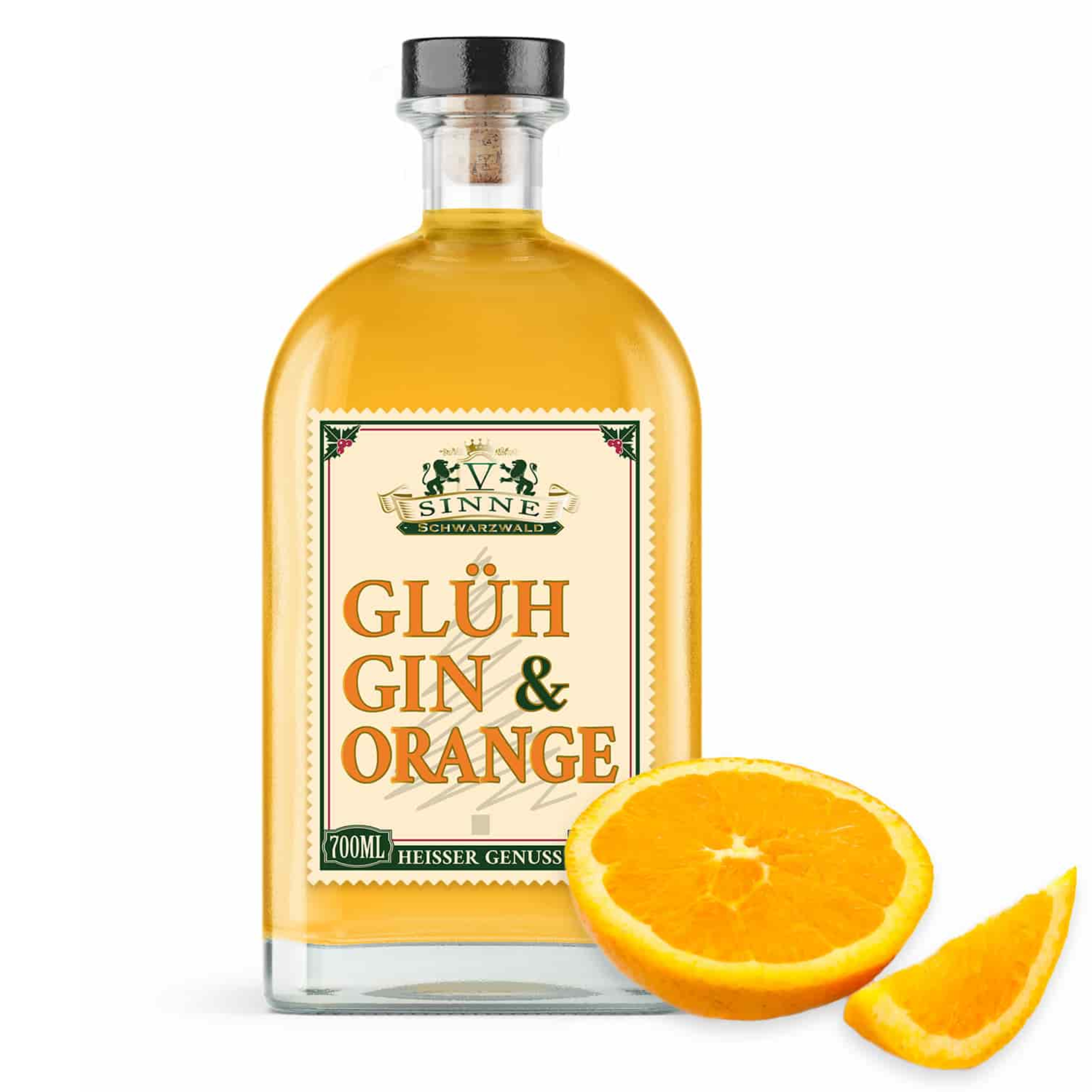 V-SINNE Schwarzwald Glüh Gin Orange