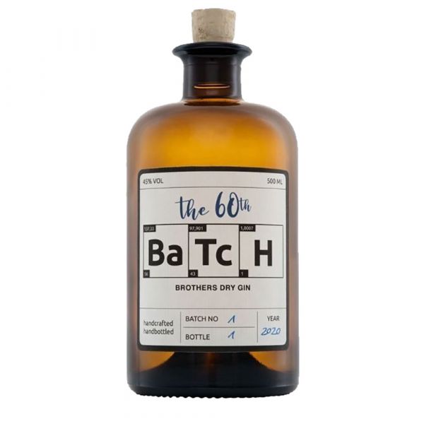 the 60th Batch Brothers Dry Gin