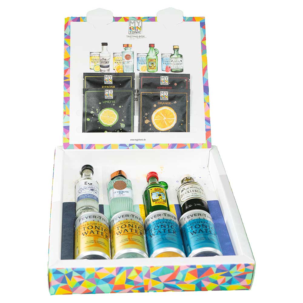 MGT Gin Tasting Prime Selection BOX online kaufen | Wacholder Express | Spirituosenpakete