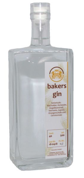 Bakers Gin