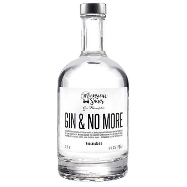 Monsieur Sauer Gin & No More 0,05l