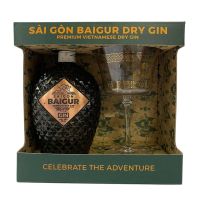 Saigon Baigur Dry Gin Geschenkset mit Glas