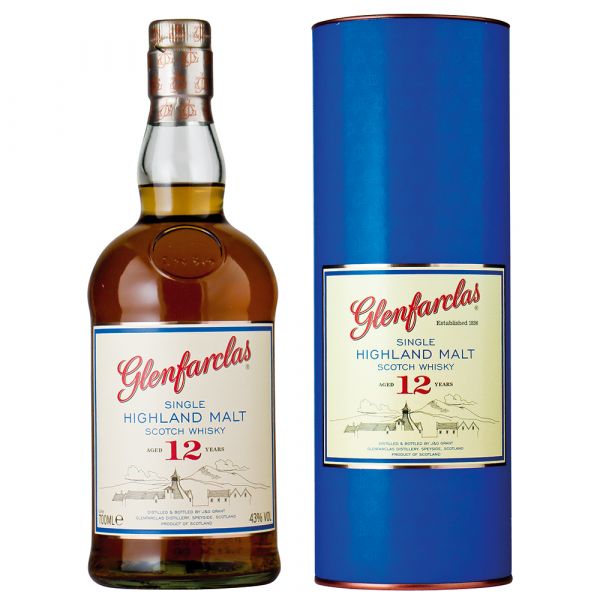 Glenfarclas Highland Single Malt Scotch Whiskey 12 Jahre