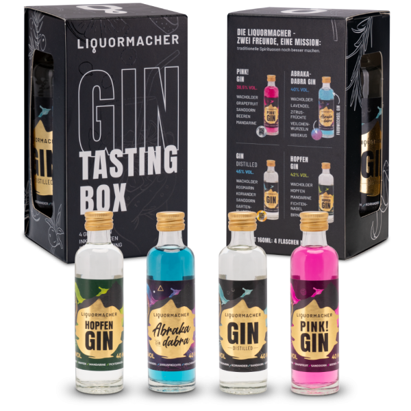 Liquormacher Gin Tasting Box 4 x 0,04l