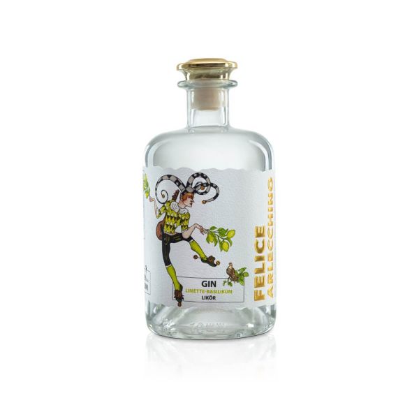 Felice Arlecchino Gin Limette-Basilikum Likör